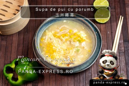 SUPA DE PUI CU PORUMB 350g