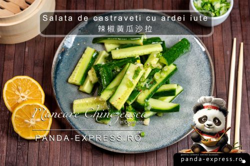 SALATA DE CASTRAVETI CU ARDEI IUTE 250g